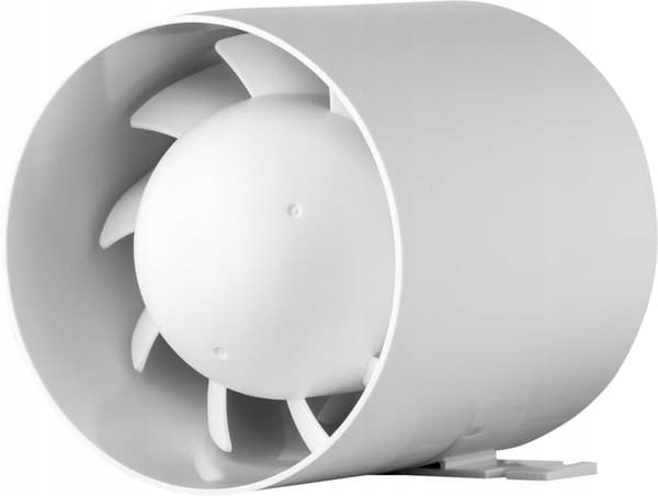 100 mm kanalfläkt för badrum