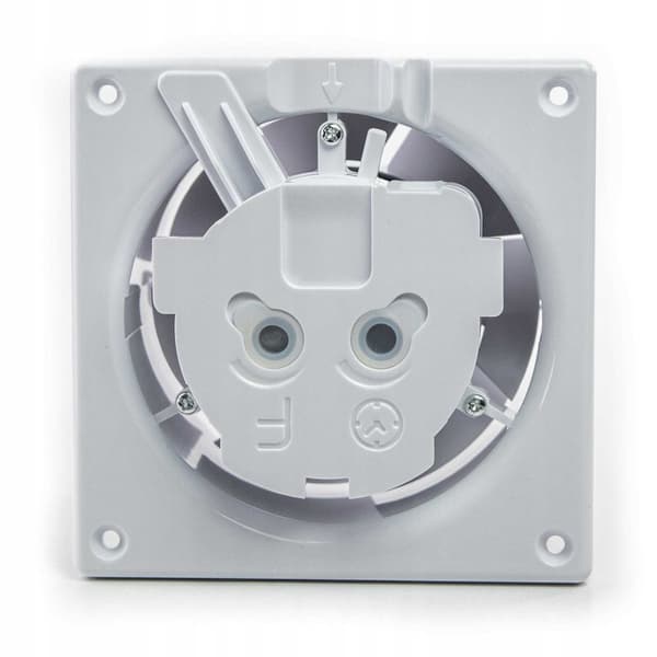 Badeværelsesventilator Fi 100 ABS Hvid Hygrostat Timer