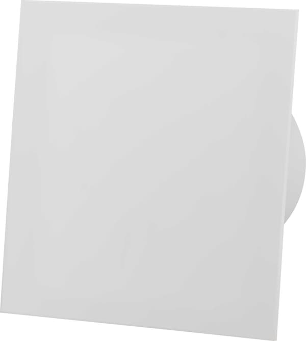 Badeværelsesventilator Fi 100 Plexi Hvid mat Standard