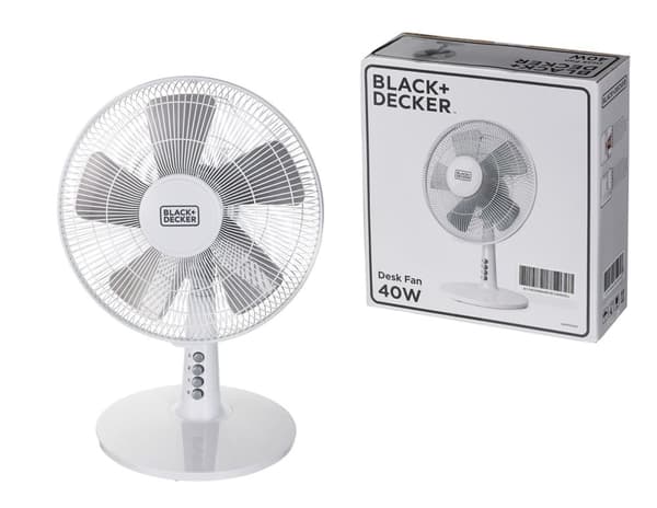 Black & Decker BXEFD40E kotitaloustuuletin valkoinen