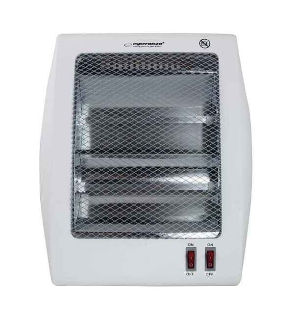 Esperanza EHH010 Sähköinen kvartsilämmitin 400W/800W Valkoinen
