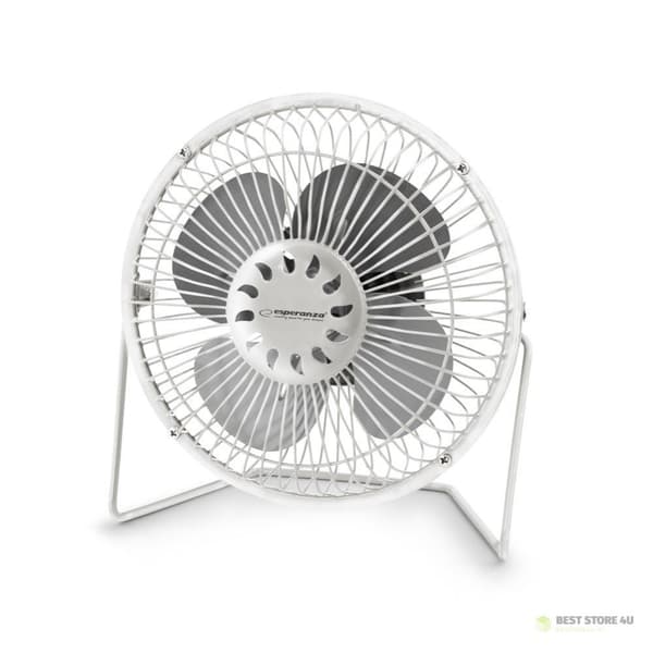 EA149W Esperanza ventilator 6"" USB Yugo hvid