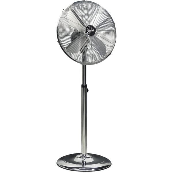 40 cm 50 W krominen lattiatuuletin - ARIZONA - 3 nopeutta, värähtelevä