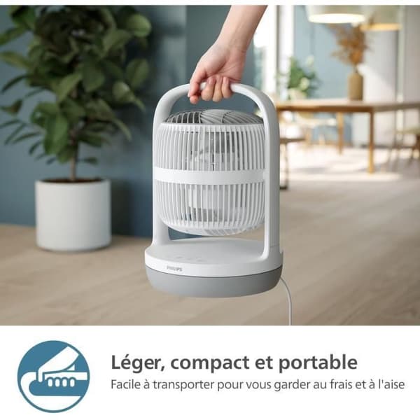 PHILIPS CX2050/00 Ventilator - 738 m3/t - Hvid