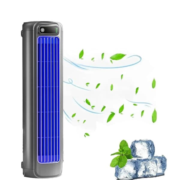 Kannettava ilmastointilaite, USB-lataus, 3 nopeusasetusta,indigo