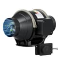 Miniatyrbillede 1 af 2: Inline ventilator, 360 m³/t luftstrøm, 35W effekt, stille drift,220V EU stik