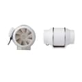 Miniatyrbillede 1 af 2: Afgasningsventilator, 220V, 35-220 m³/t,EU, 6 tommer