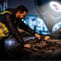 Miniatyrbild 4 av 9: Lollanda 2-i-1 fläkt med 3 hastigheter, LED-lampa och USB-laddning – tyst och hållbar, perfekt för camping och utomhus