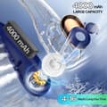 Miniatyrbillede 4 af 6: Lollanda Bærbar Halsventilator 4000mAh, Bærbar Ventilator / Halsventilator / Hæng om halsen – 3 hastigheder, Stille, Rejse, Hæng om halsen