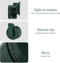 Miniatyrbild 5 av 7: Multifunktionell Clip-fläktserie - 3 hastigheter - Supertyst (≤25dB) - USB-laddningsbar - 360° roterbar - För kontor/bil/utomhus