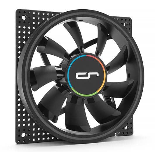 Cryorig Crona S - 120 mm PWM Fan, ARGB - Black, 3 pack
