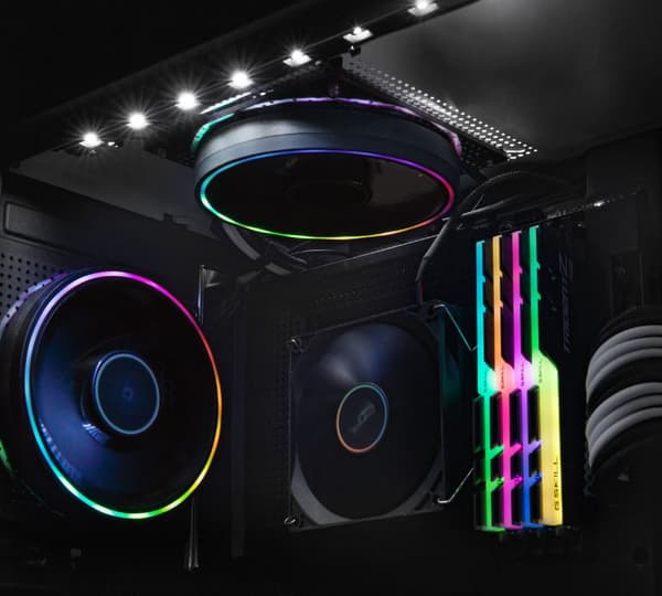Cryorig Crona S - 120 mm PWM Fan, ARGB - Black, 3 pack