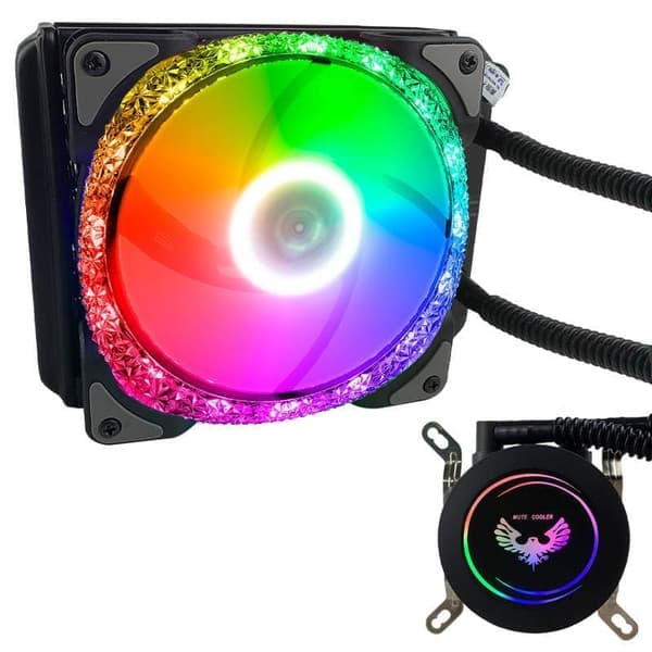 AIO KJØLER RGB 120MM SVART