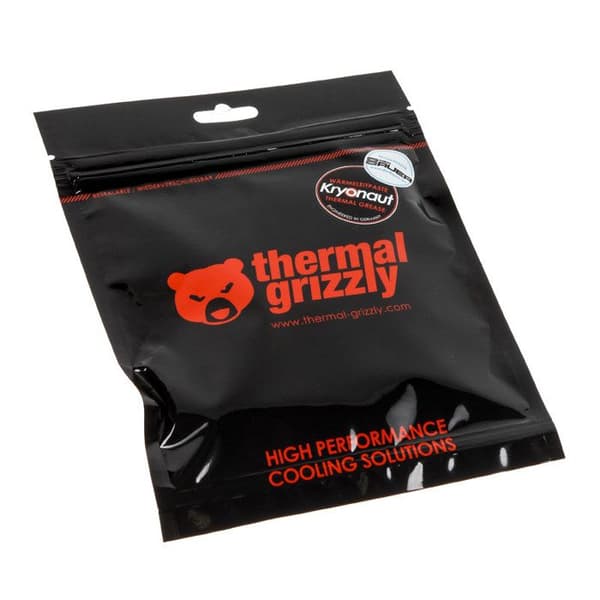 Termisk pasta - Thermal Grizzly - Kryonaut - Ljusgrå - Hög prestanda - Enkel applicering