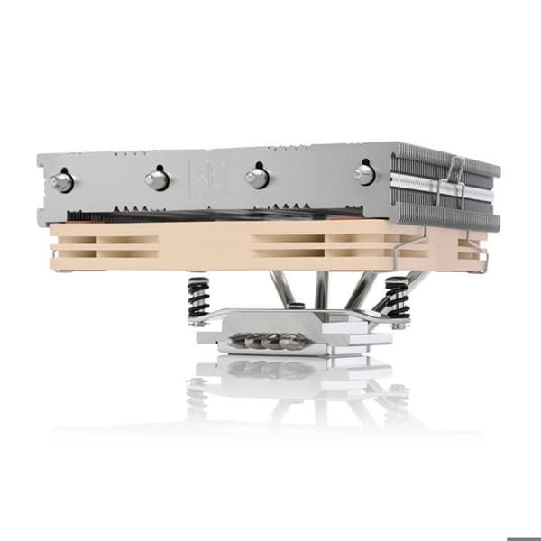 Ventilationsvärmeväxlare - NOCTUA - NH-L12S - 120mm - Kompatibel PWM - Låg ljudadaptrar Beige, Nickel