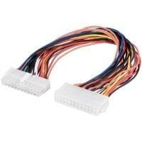 Wentronic Goobay internt pc-strømkabel, 0,3 m - 24-benet han > 24-benet hun (93239)