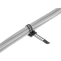 InLine 59969B 10 kappaleen pakkaus nippusiteet 64 mm, musta