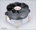 Miniatyrbillede 1 af 3: Akasa LGA775/115X Ali Multidirektional skrue og bagplade monteret heatsink med 92 mm PWM blæser, EBR leje
