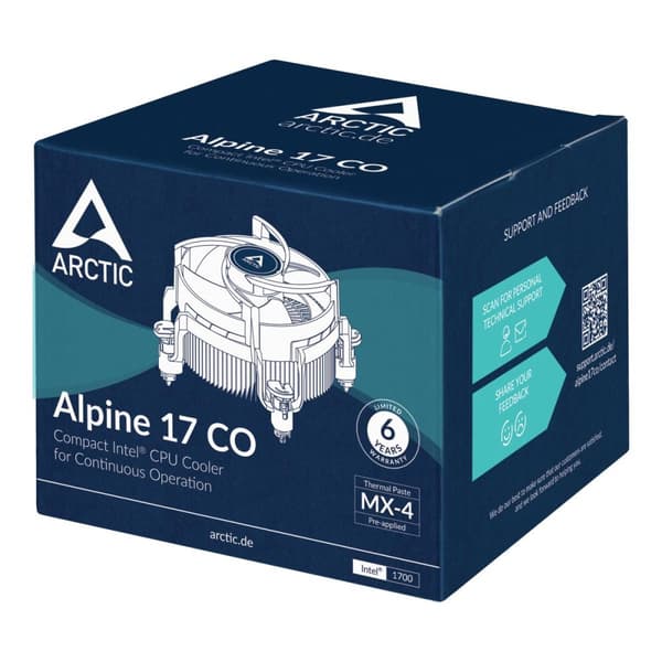 ARCTIC Cooler Alpine 17 CO Allt-i-ett vätskekylare (ACALP00041A)
