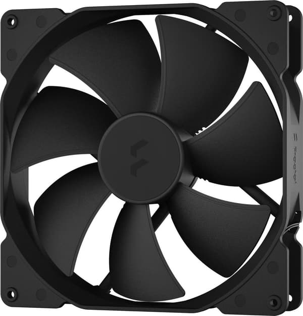 Fractal Design Dynamic X2 PWM GP-18 180 mm høj holdbarhed LLS Leje Black Edition Radiator Optimeret Computer Case Fan