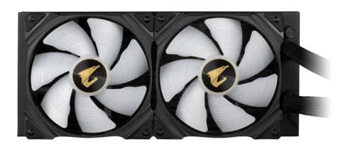 GIGABYTE AORUS WATERFORCE X 280 - processor væskekølingssystem - (til: LGA1156, LGA1366, LGA1155, LGA2011, LGA1150, LGA1151, AM4, LGA2066, TR4, sTRX4,