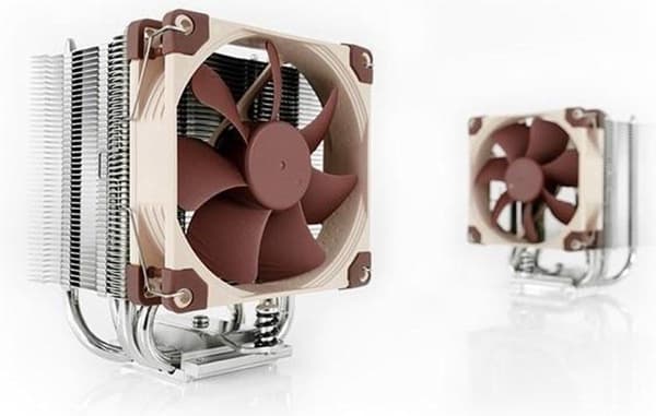 Noctua NH-U9S datorkylsystem Processor Kylare 9,2 cm Brun, Metallic