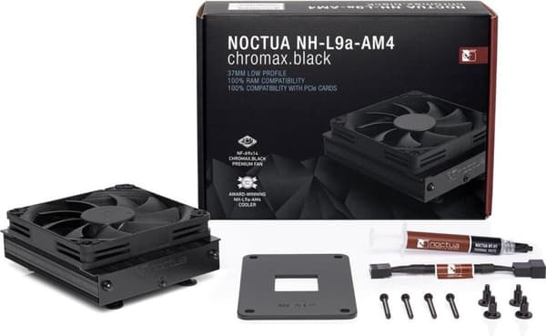 Noctua NH-L9a-AM4 Chromax.black prosessorijäähdytin 9.2 cm