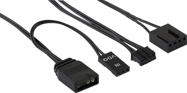 Aerocool DUO12PRO -setti, 3 x tuuletin, 12 cm, ARGB, LED-kaksoisrengas, tärinänvaimennus, 6-nastainen, musta