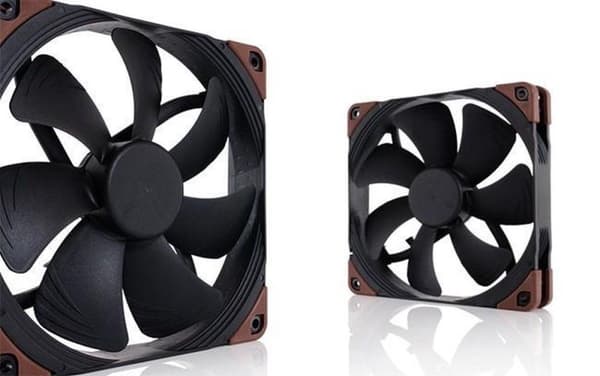 Noctua NF-A14 industrialPPC-2000 Tietokonekotelotuuletin 14 cm Musta, Ruskea