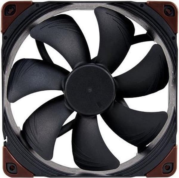 Noctua NF-A14 industrialPPC-2000 Tietokonekotelotuuletin 14 cm Musta, Ruskea