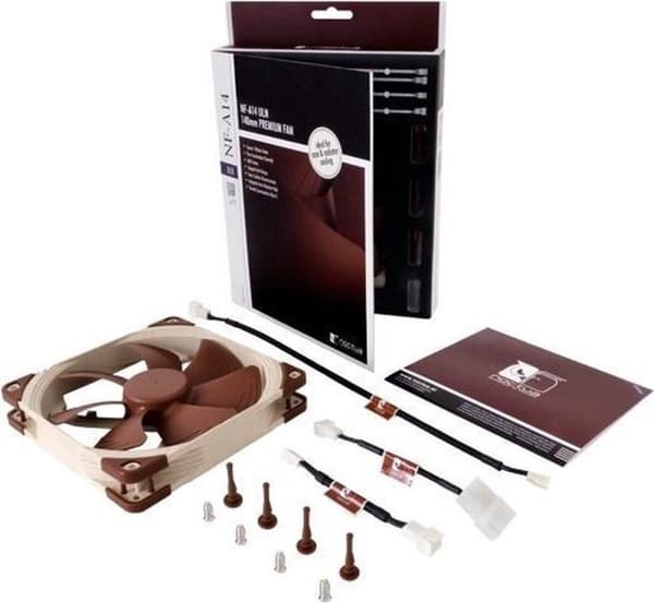 Noctua NOC-NF-A14-ULN datorkylkomponent Datorchassi Fläkt 14 cm Beige, Brun 1 st