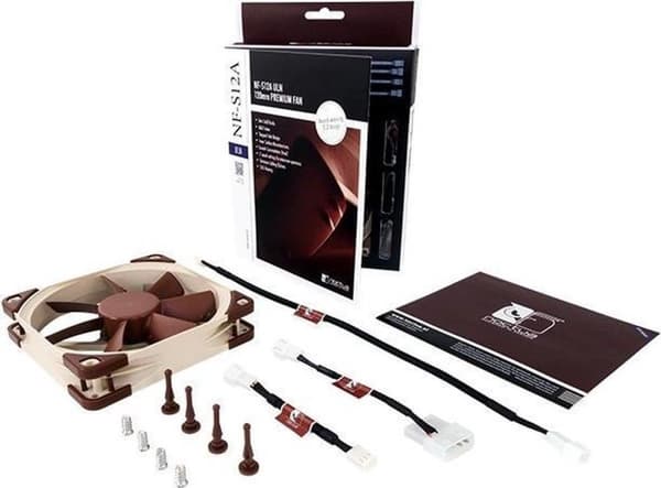 Noctua NF-S12A ULN Datorchassifläkt 12 cm Beige, Brun