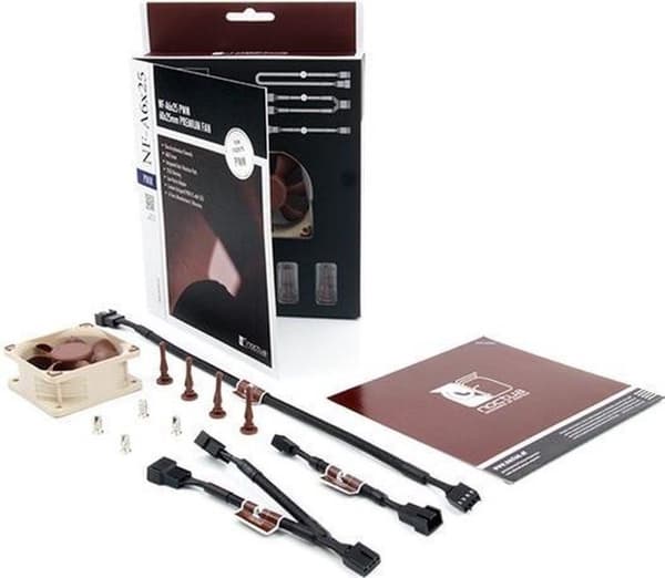 Noctua NF-A6x25 PWM Computerkabinet Ventilator 6 cm Beige, Brun