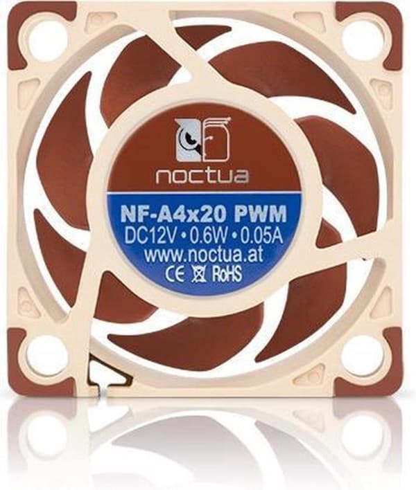 Noctua NF-A4x20 PWM Computertaske Ventilator 4 cm Beige, Brun