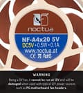 Pikkukuva 3 / 4: Noctua NF-A4X20 5V tietokoneen jäähdytyskomponentti Tietokoneen kotelotuuletin 4 cm Beige, Ruskea