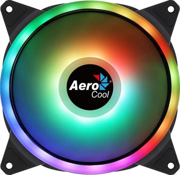 FLÄKT AEROCOOL PGS DUO 14 ARGB 6PIN 140MM Svart