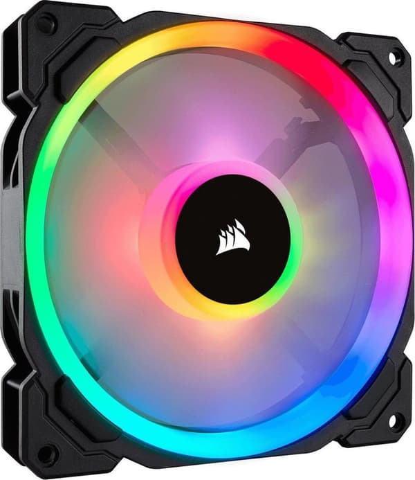 kylare CORSAIR 140*120*25 Dual LL140 RGB LED 2Pack detaljhandel