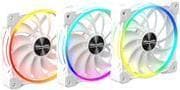 EKL Alpenföhn Wing Boost 3 ARGB High Speed - White Edition - kuffertventilator - 120 mm - hvid (pakke med 3) (84000000165)
