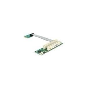 Delock Riser Card Mini PCI Express > 2 x PCI med flexibel kabel 13 cm vänster (41355)