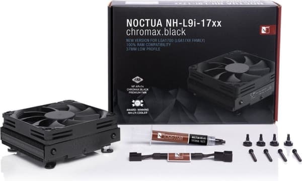 Noctua NH-L9i-17xx chromax.black - Kylare för processor Svart
