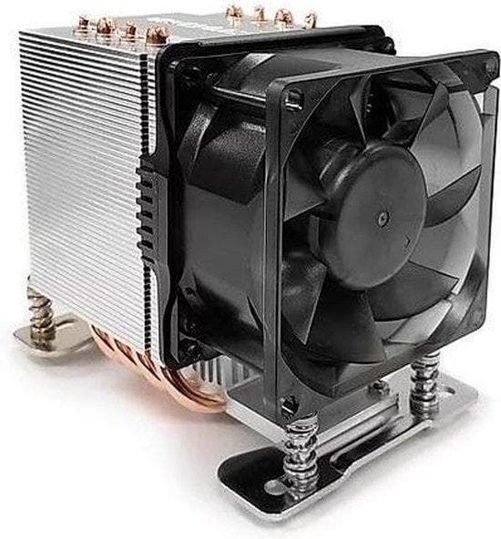 Inter-Tech A-35 Processor Køler 8 cm Aluminium - Sort (88885512) Aluminium, Sort
