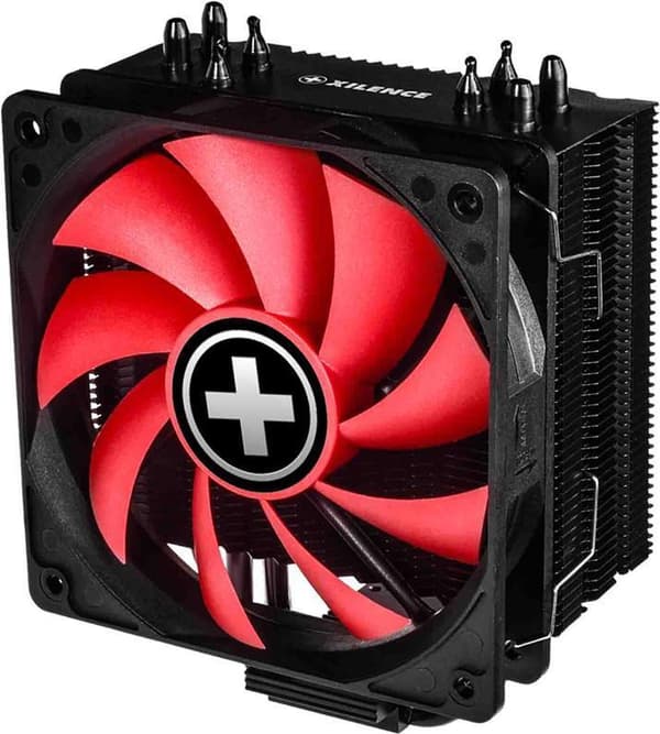 Xilence Performance A+ Series M704 - Processorkylare - (LGA1156 Socket, Socket AM2, Socket AM2+, Socket AM3, LGA1155 Socket, Socket AM3+, LGA2011 Sock Svart, Röd