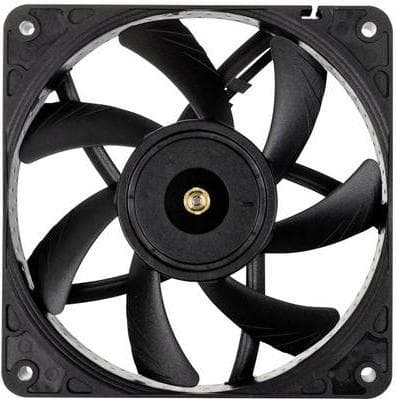 Noctua NF-A12x15 PWM chromax.Black.swap, Premium Quiet Slim Fan, 4-Pin (120x15mm, Black)