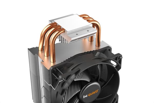 ole hiljaa! Pure Rock Slim 2 - Prosessorin ilmanjäähdytin - (malleihin: LGA1155, AM3+, LGA1150, LGA1151, AM4, LGA1200) - alumiini alumiini/kupariliitä