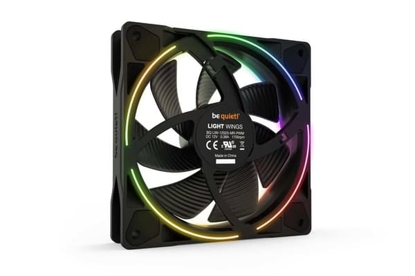 Var tyst! Light Wings PWM Single Pack - Fläkthus