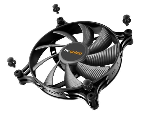var tyst! Shadow Wings 2 140mm PWM Datorfodral Fläkt