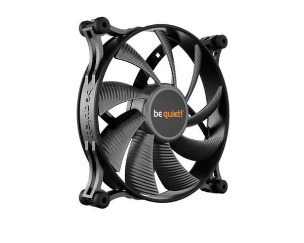 var tyst! Shadow Wings 2 140mm PWM Datorfodral Fläkt Svart