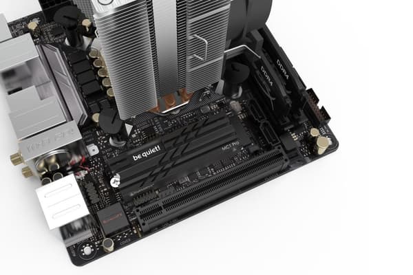 Vær stille! MC1 PRO - Solid State Drive Heatsink - Sort