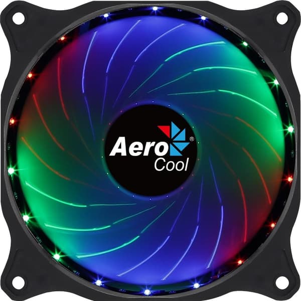 Aerocool Cosmo 12 datorfodral fläkt 12 cm svart (AEROPGSCOSMO-12FRGB)