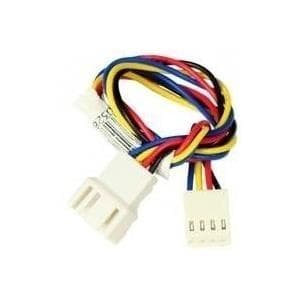 Supermicro CBL-0296L - Blæserstrømkabel - intern strømforsyning 4-benet (M) til intern strømforsyning 4-benet (W) - 22,9 cm - til SuperServer 1015B-3B